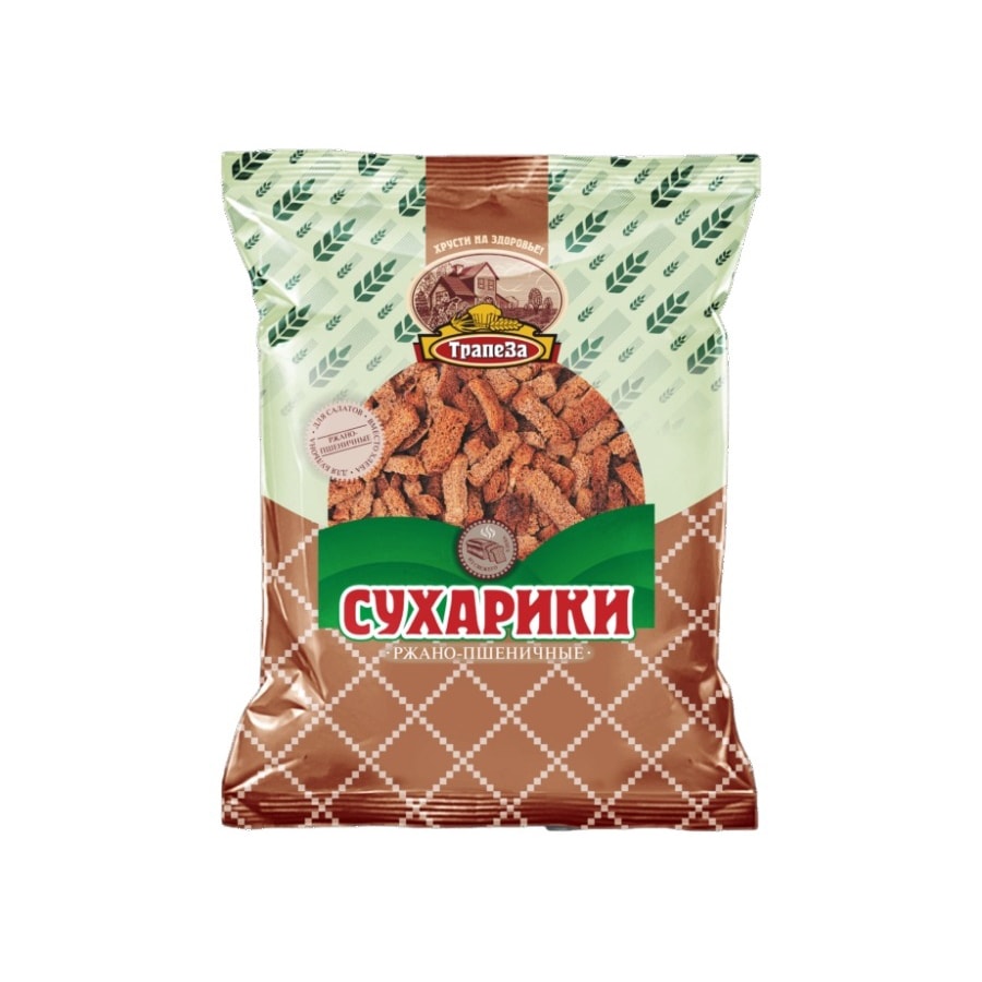 Сухарики Трапеза ржано-пшеничные 150 г.
